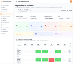 ERP para Constructora