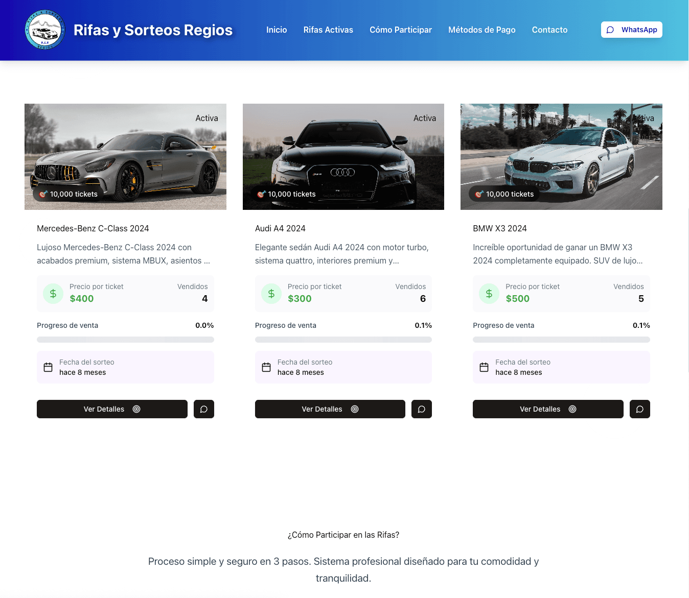 Sistema de Rifas Online